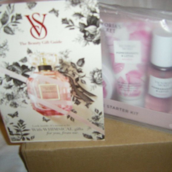 Victoria's Secret Body Care Relax Starter Kit Pomegranate & Lotus NEW IN BOX - Picture 4 of 4